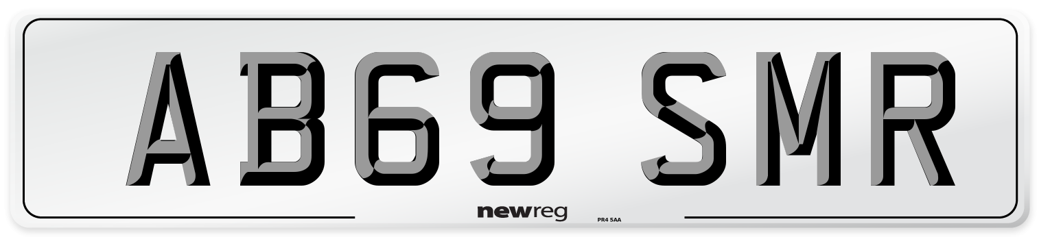 AB69 SMR Number Plate from New Reg